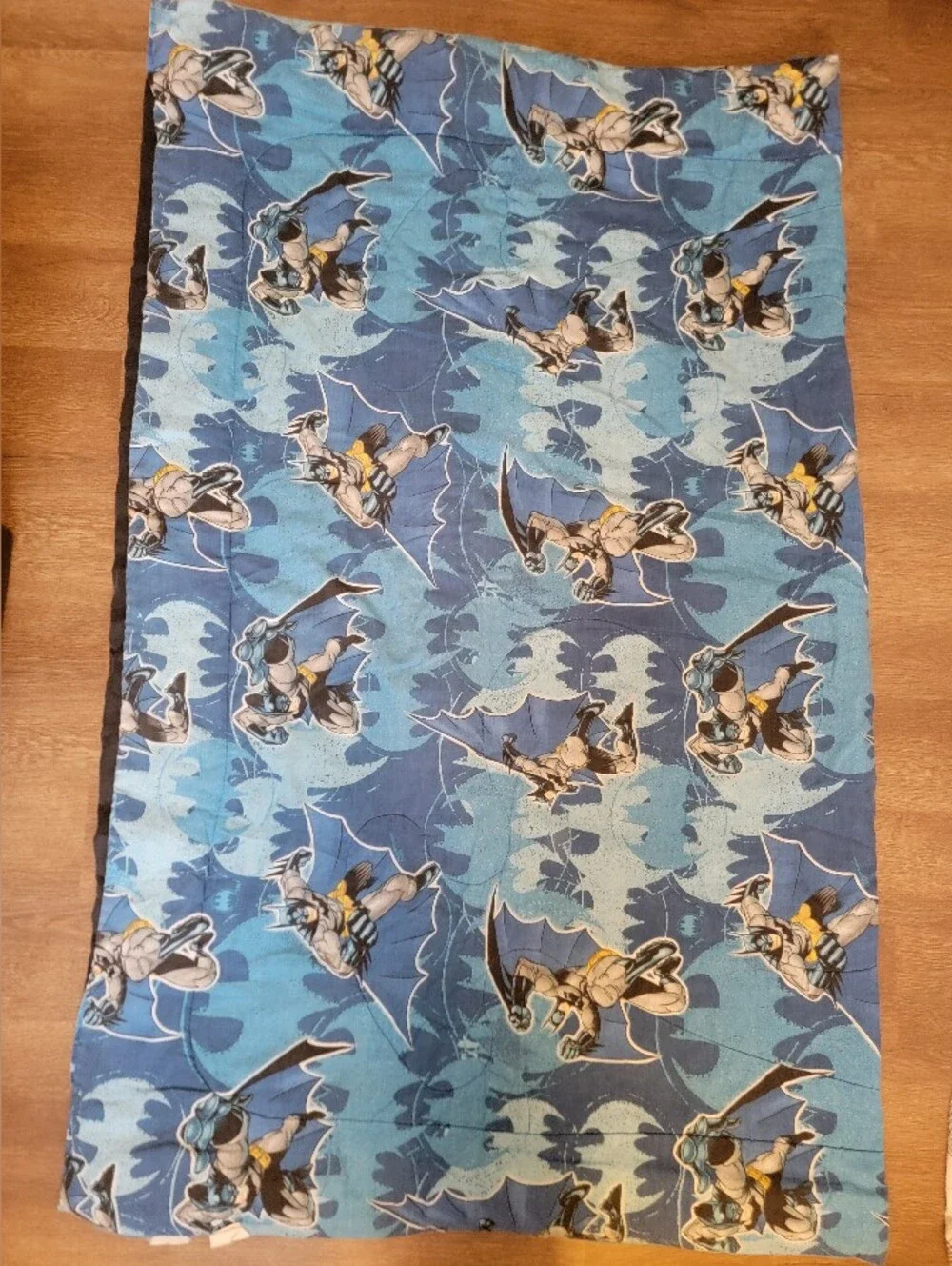 Vintage Twin Size Reversible Batman Comforter - Great Shape